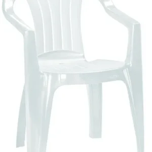 KETER SICILIA Gartensessel, 56 x 58 x 79 cm, weiß 17180048 Schneller Versand