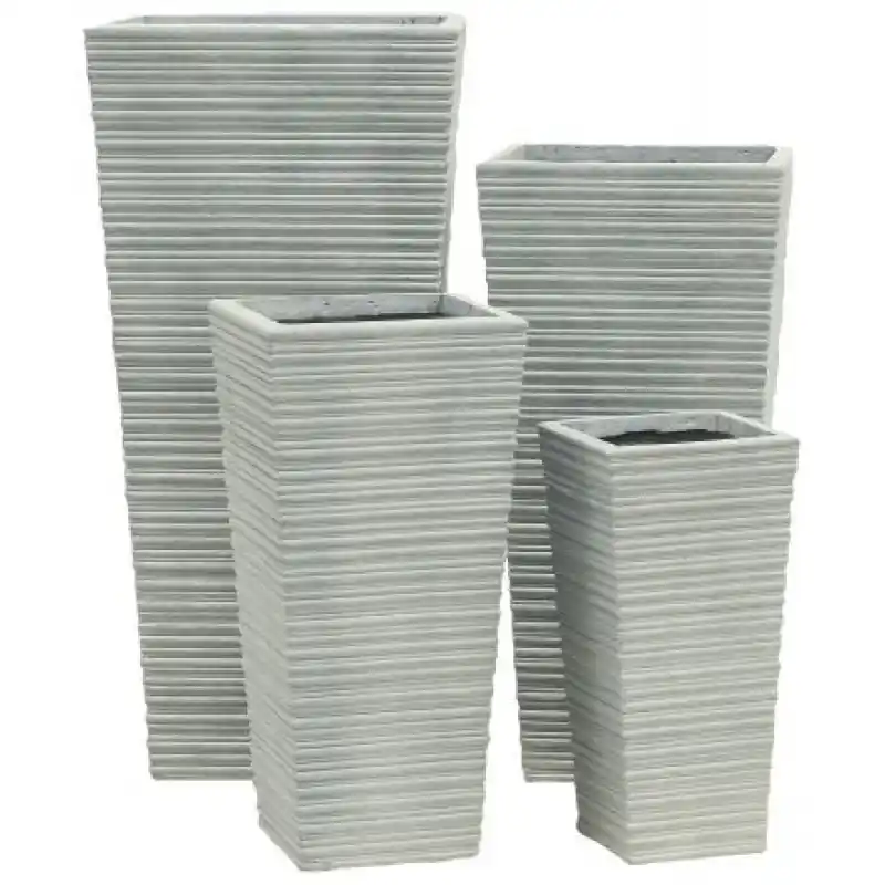 Neue Ware G21 Blumentopf Stone Linea 24x46cm 639261