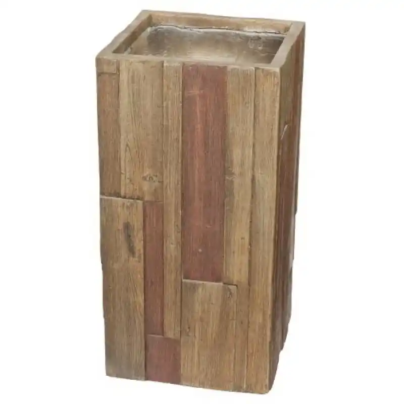 G21 Blumentopf Wood Tube 40x40x80cm 6392652 Preisknaller