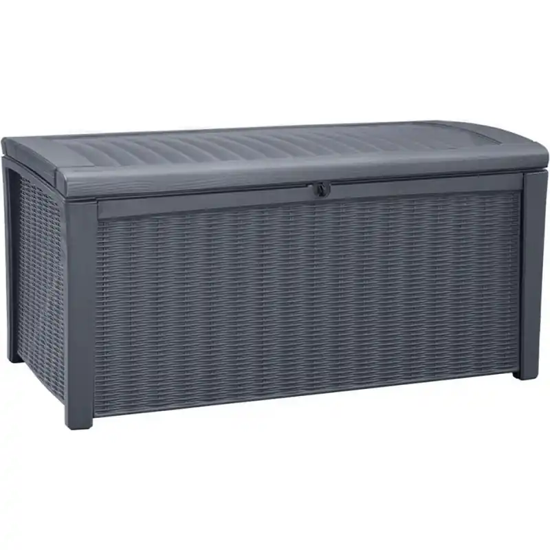 KETER BORNEO 416L Garten-Aufbewahrungsbox 129,5 x 70 x 62,5 cm, anthrazit 17197731 Top-Preis