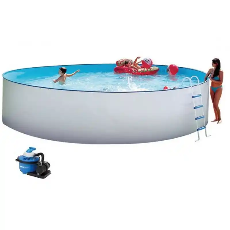 STEINBACH Stahlwandpool Set Nuovo 400 x 90 cm 011090 Versand Am Gleichen Tag