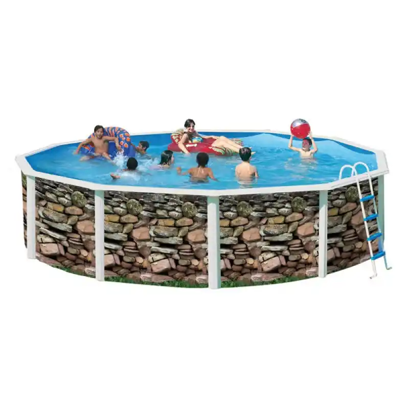 Letzte Chance INTEX Steindekor Familia Nuovo de Luxe 4,6 x 1,2 m 011157