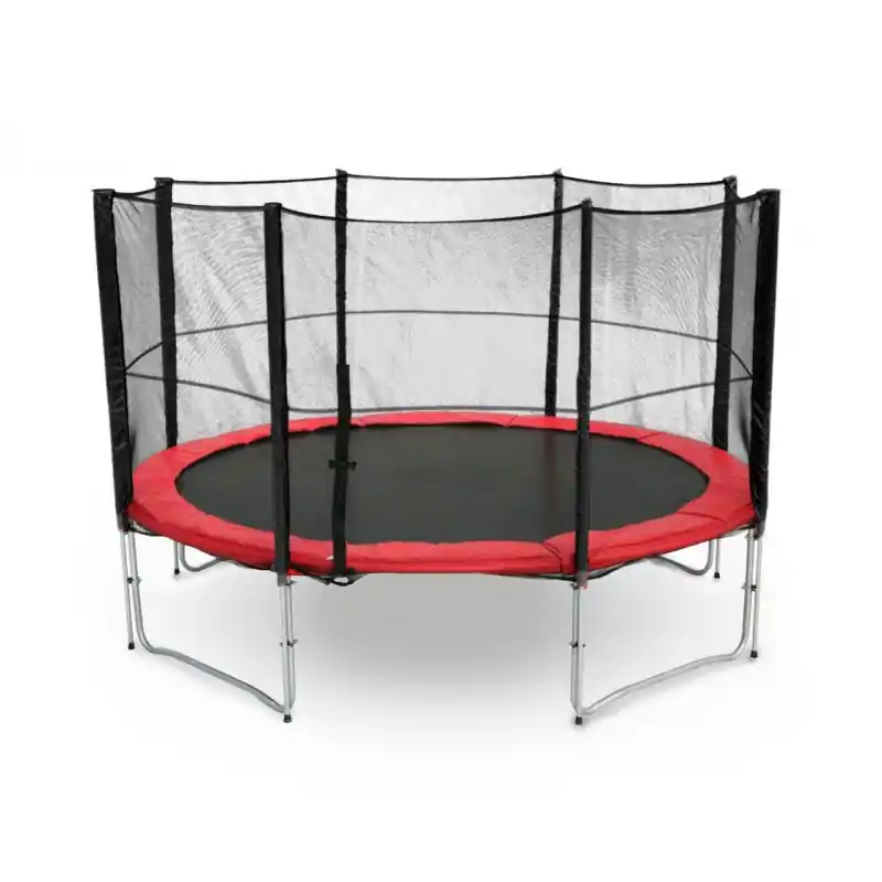 Echt G21 Trampolin mit Sicherheitsnetz 305 cm rot 6904262
