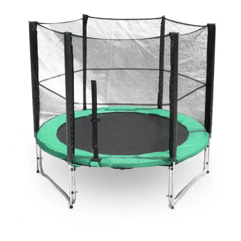 Sonderaktion G21 Gartentrampolin mit Sicherheitsnetz 250 cm grün 69042612