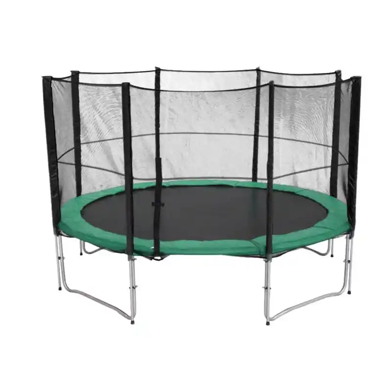 Super-Preis G21 Gartentrampolin mit Sicherheitsnetz 305 cm grün 69042622