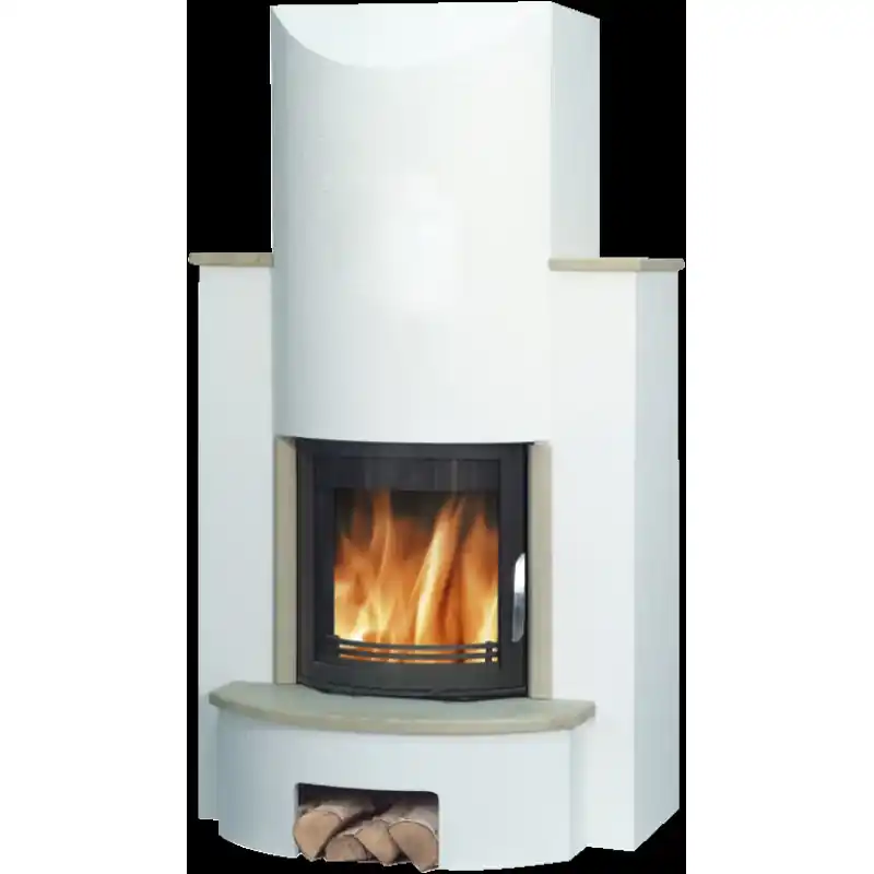 ABX DERBY GALA Panorama Holz-Kamin, wandartig, Sandstein 5604-7PP Echt