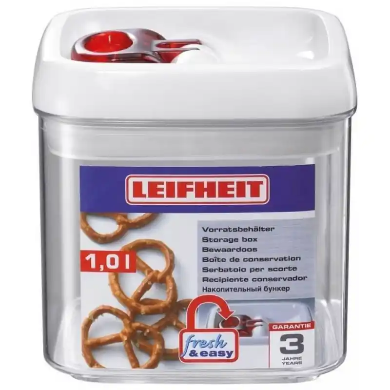 LEIFHEIT Fresh Easy Vorratsbehälter 1,0 L eckig 31209 Meistverkauft