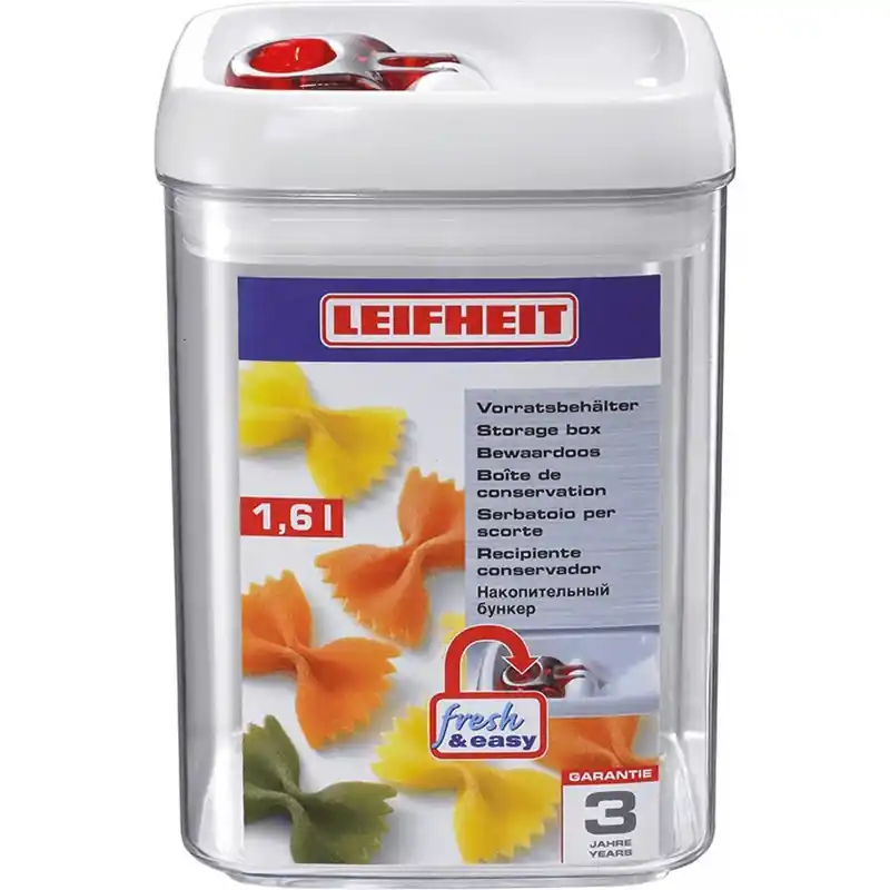 Neue Ware LEIFHEIT Fresh Easy Vorratsbehälter 1,6 L eckig 31211