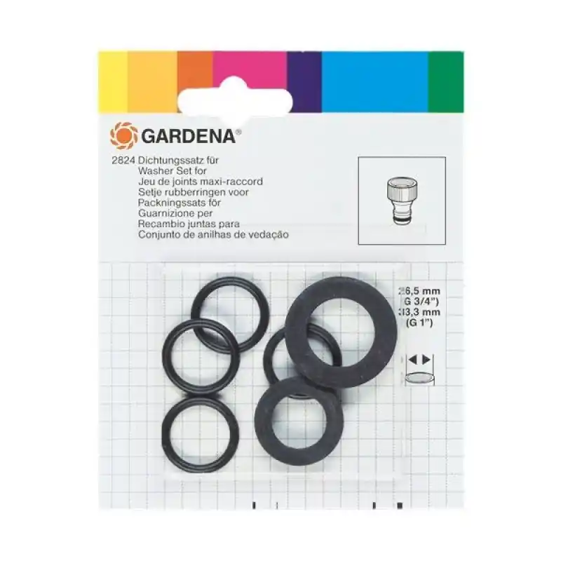 Gardena ProfiSystem-Dichtungssatz, verpackt, ø G3/4"+G1" 2824-20 Must-Have