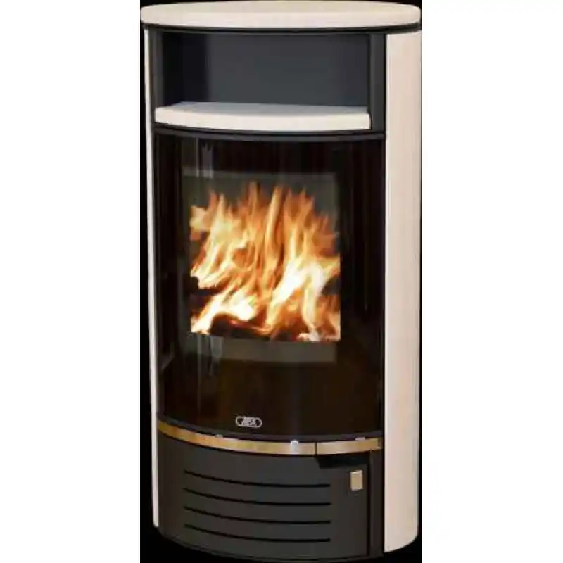 Preis Gesenkt ABX Atlantik 7 Kaminofen, schwarz + Cream