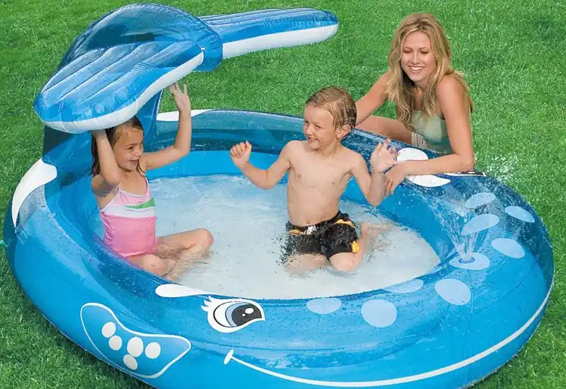 Expressversand INTEX Whale Spray 208 x 157 x 99 cm 57435