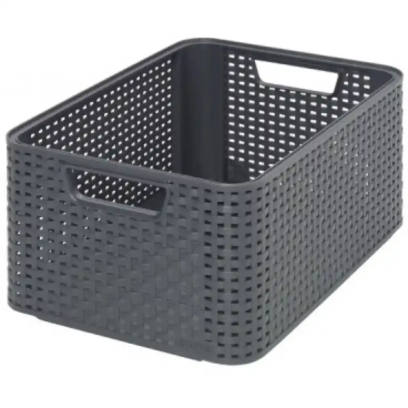 CURVER STYLE M Aufbewahrungsbox 38,6 x 17 x 28,7 cm dunkelgrau 03615-308 Garantierte Lieferung