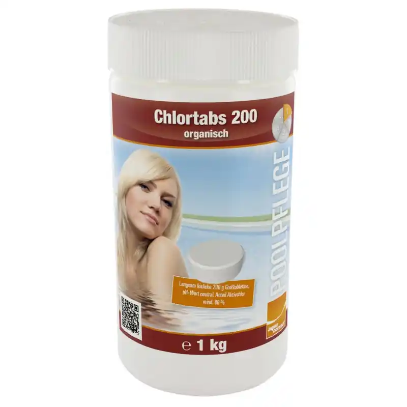 STEINBACH Chlortabs 200 g organisch, 1 kg 070140 Markenprodukt