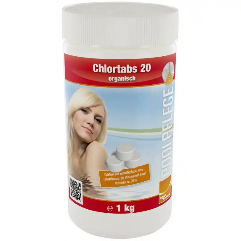 STEINBACH Chlortabs 56 % organisch 20 g, 1 kg, Aquacorrect 070120 Knallerangebot