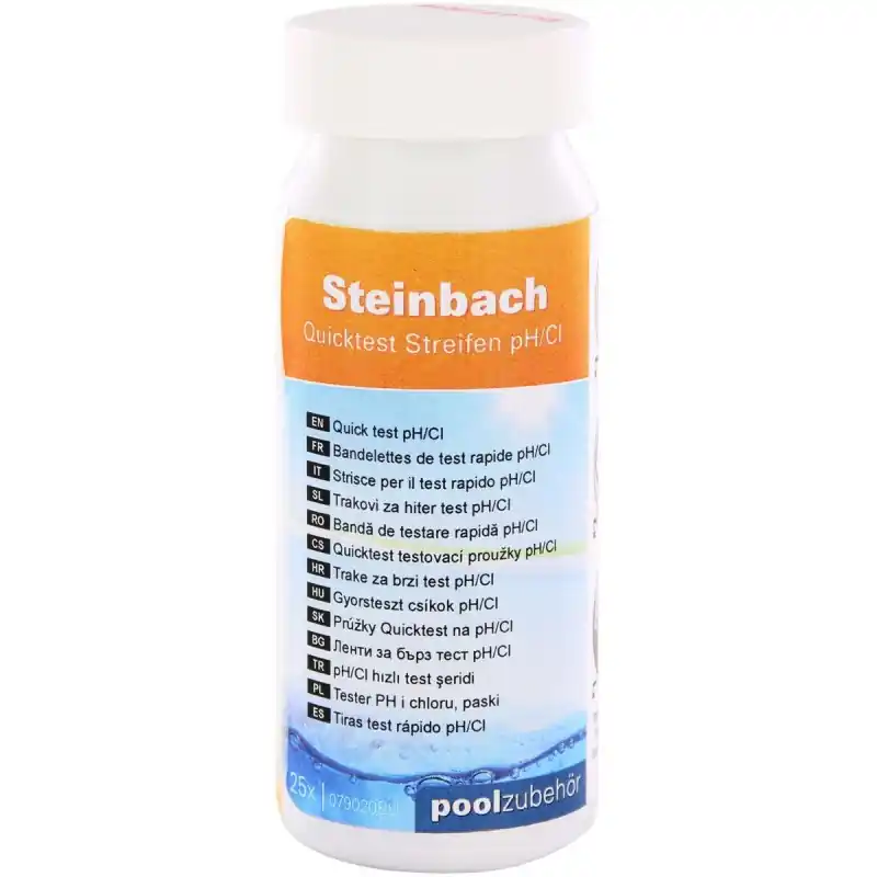 STEINBACH Quicktest Streifen für pH-Wert und freies Chlor 079020 Meistverkauft