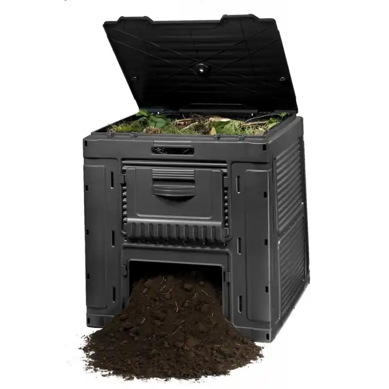 KETER kompostér E-470l , o. Bodenplatte, schwarz 17186236 Mega-Angebot