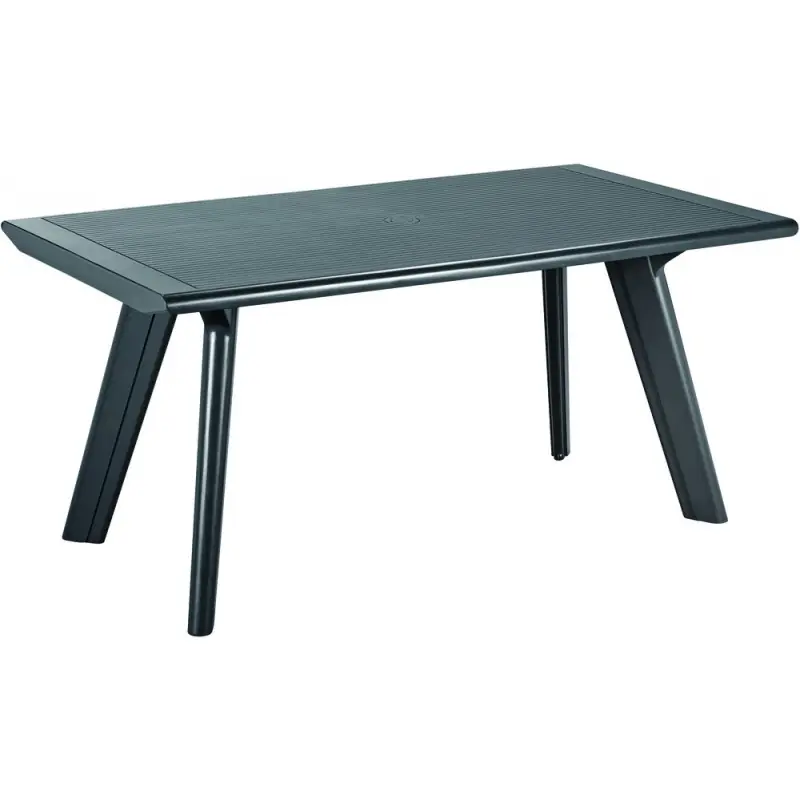 Allibert Tisch Dante anthrazit 160x90 cm 171088 Direktkauf