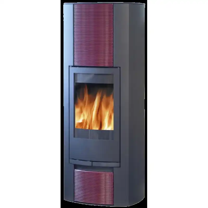 ABX TURKU Holz-Kaminofen mit Wärmetauscher, bordeaux Sofort Bestellen