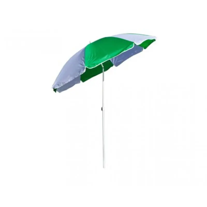 HAPPY GREEN Sonneschirm mit Gelenk 180 cm grün/weiss Wochenendangebot