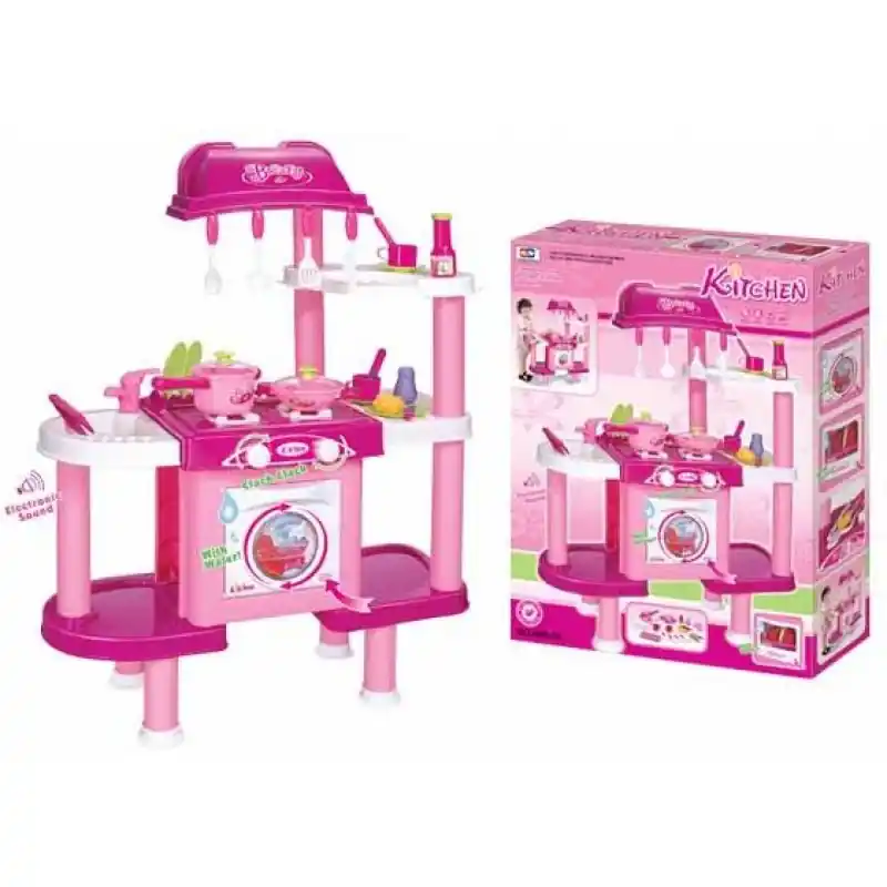 G21 Kinderküche mit Zubehör pink II., 690679 Mega-Angebot