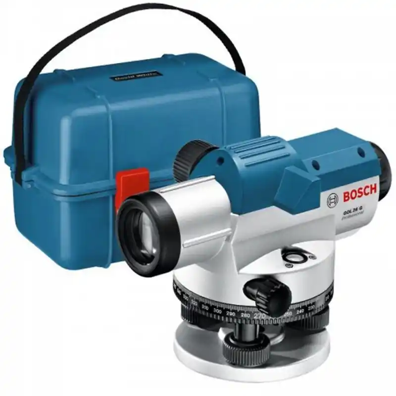 Sonderaktion BOSCH GOL 26 G Optische Ebene in einem Gehäuse mit Zubehör 0601068001