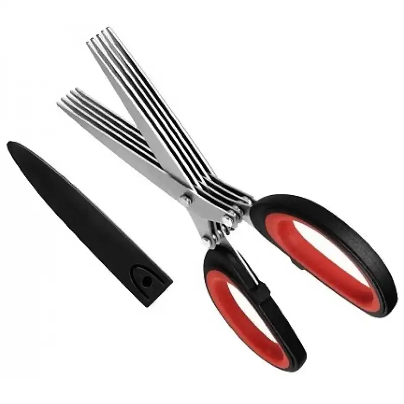 CS KOCHSYSTEME Kräuterschere mit 5-fach Klinge FLORINA, 034979 Neue Kollektion