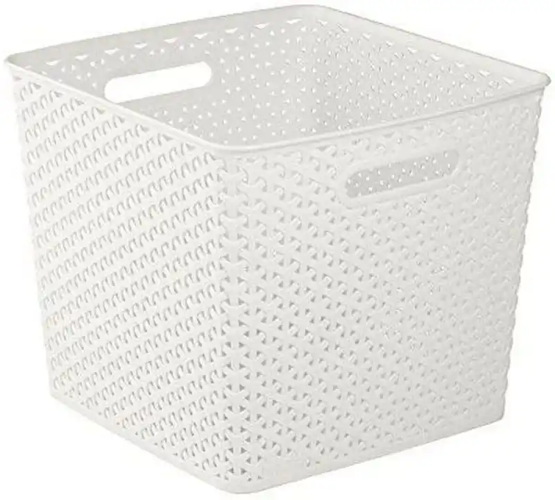 Geprüft CURVER MY STYLE 25L Aufbewahrungskorb 32,5 x 32,5 x 28 cm creme 03613-885