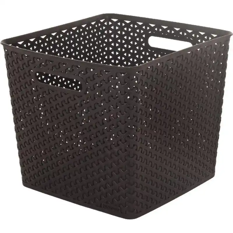 CURVER MY STYLE 25L Aufbewahrungskorb 32,5 x 32,5 x 28 cm dunkelbraun 03613-210 Billig
