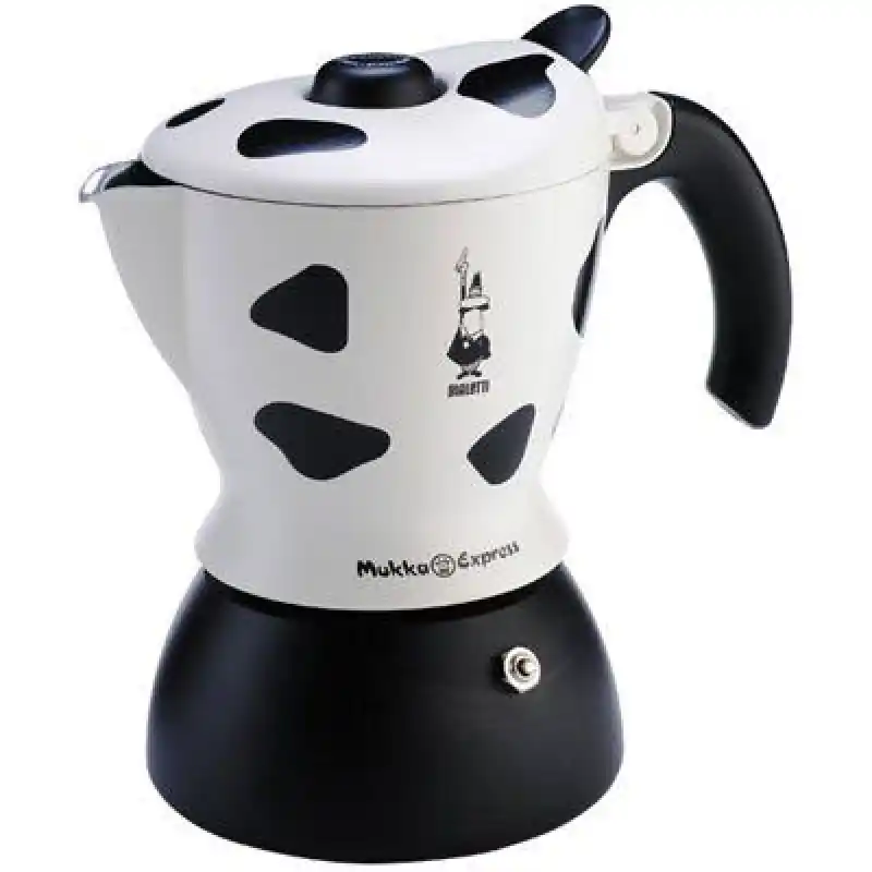 BIALETTI Mukka Mac Espressokocher im Kuhdesign 2 Tassen 2180199318 Ausverkauf