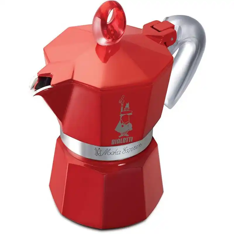 BIALETTI Moka Glossy 1 Tasse, allu rot, 2140199311 Günstig