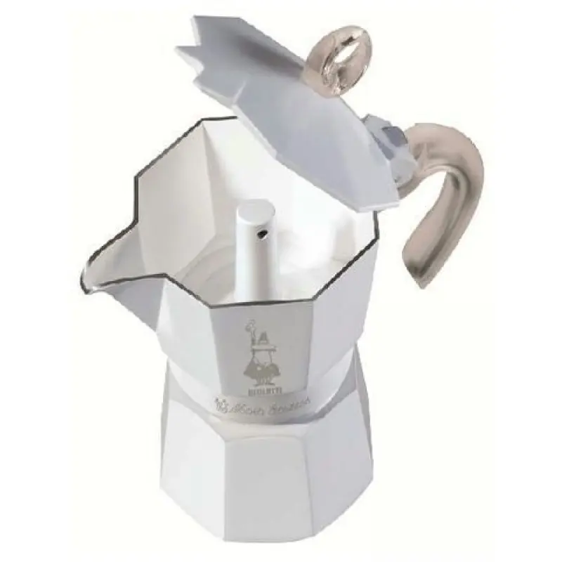 Solange Der Vorrat Reicht BIALETTI Moka Glossy 1 Tasse, allu weiss, 2140199313