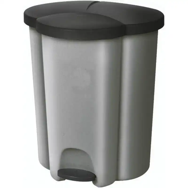 Günstig CURVER Trio Treteimer 40 L, 48 x 40 x 60 cm, 03942-877
