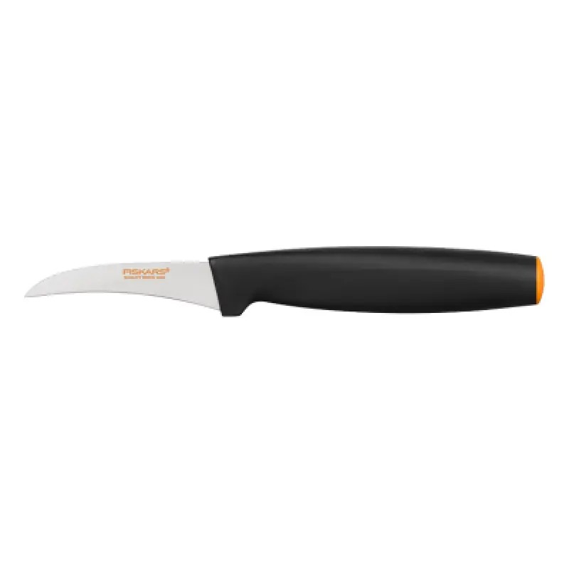 Fiskars Functional Form Schälmesser gebogen 7 cm 1014206 Schneller Versand