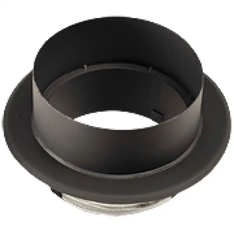 Rauchrohrreduktion O200 / O200mm x 1,5 für Keramikschornstein mit Dichtschnur Billig