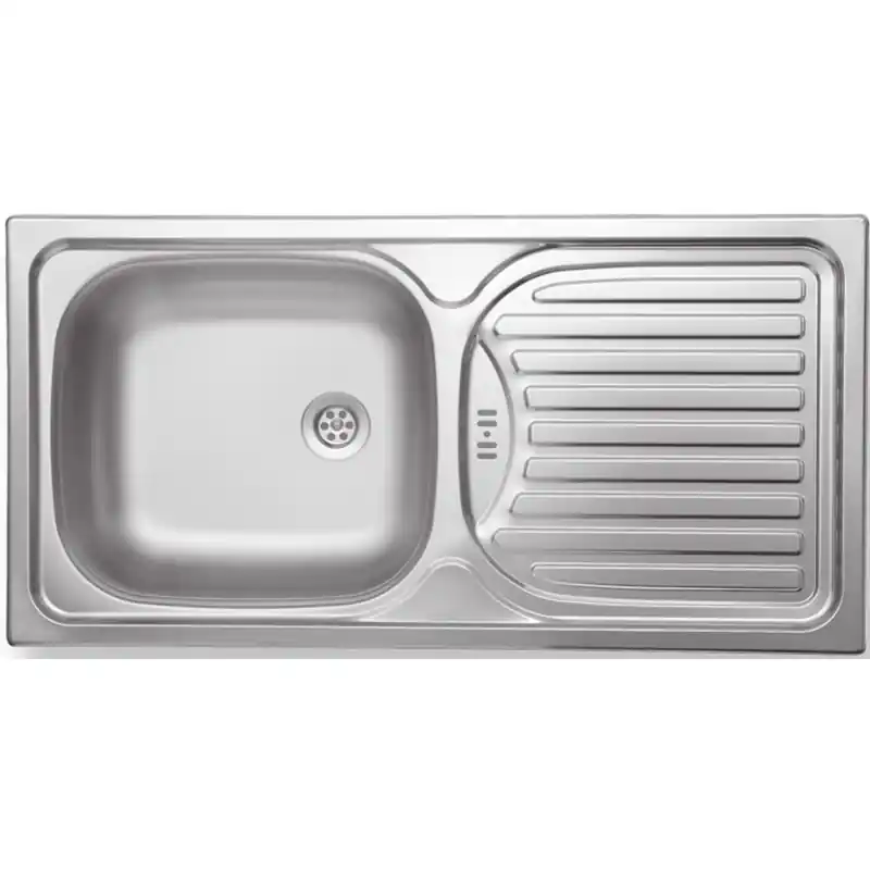 NOVASERVIS Spülbecken mit Überlauf, 860x435mm, Edelstahl DR43/86 Bestpreis