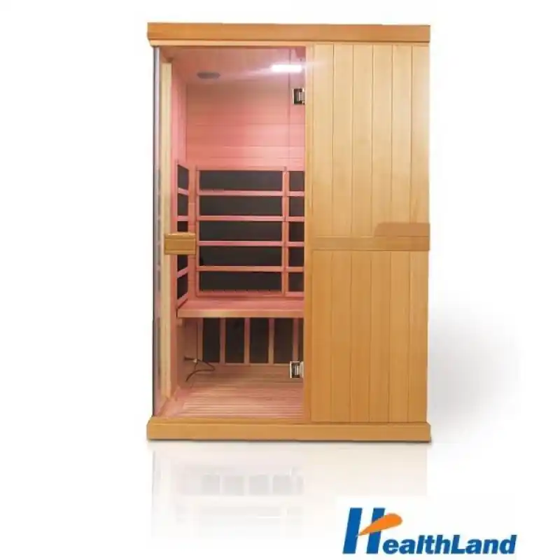 Sichere Zahlung Infrarotsauna DeLuxe 2200 CARBON Farbtherapie