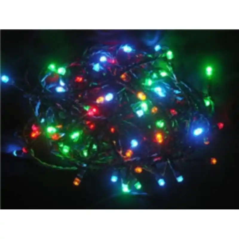 Weihnachtsbeleuchtung 100 LED - bunt / 10 LED blinkt, VS483 Rabatt