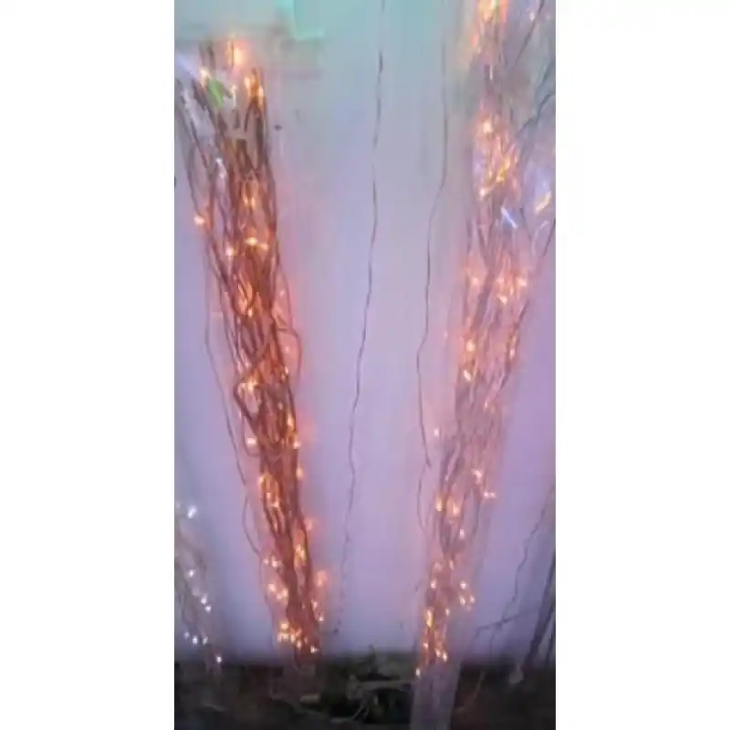 Weihnachtsbeleuchtung - Astwerk 4St.100cm, 32 LED immer leuchtend – Weiß IP20 intern VS489 Neue Ware
