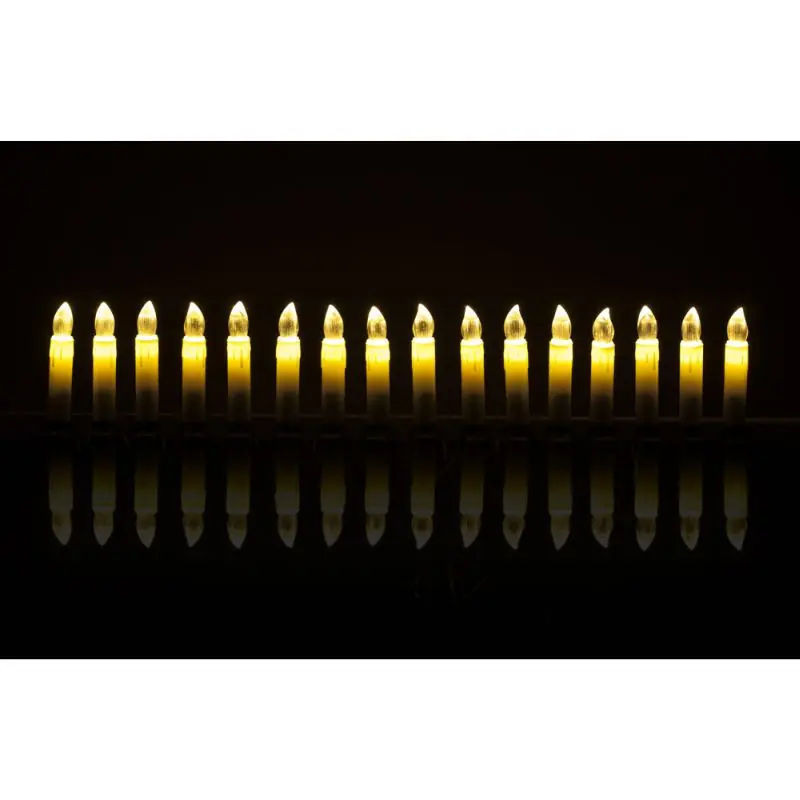 RETLUX RXL 40 16 LED CANDLE 1,6 + 1,5 M WW Weihnachtsbeleuchtung Markenprodukt