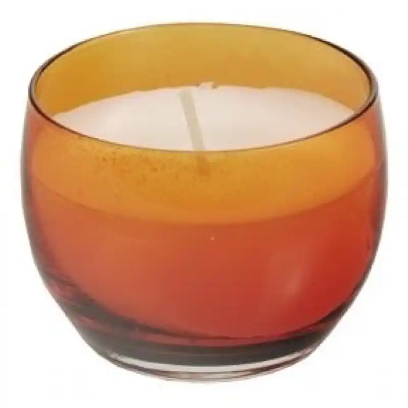 PAPSTAR Kerze im Glas, orange 81379 Sonderangebot