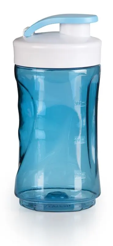 Letzte Chance DOMO Trinkflasche 300ml, blau DO481BL-BK