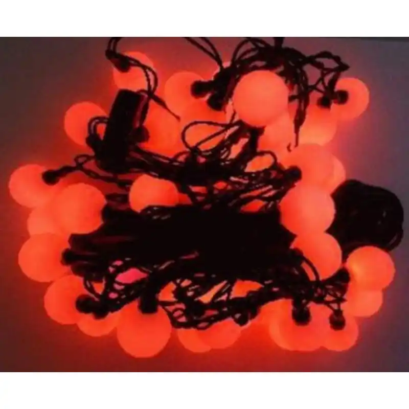 Geprüft Weihnachtsbeleuchtung, Kugel, 2,5 cm - 40 LED - rot VS5202