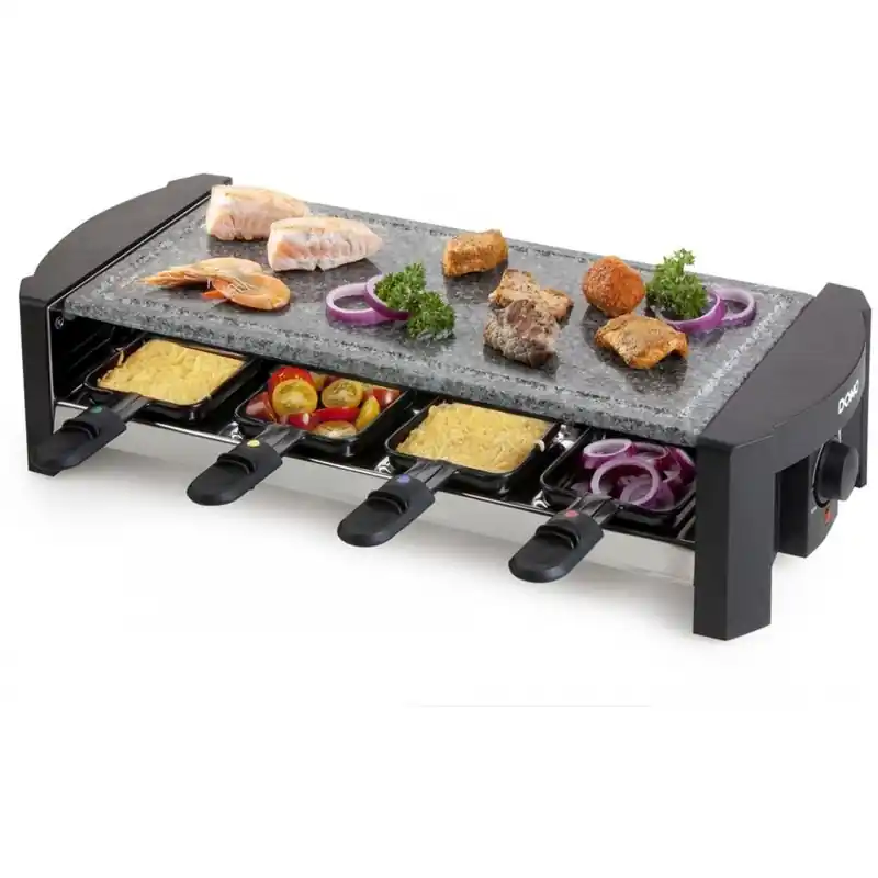 Preisknaller DOMO Steingrill Raclette Set, 1300W DO9039G