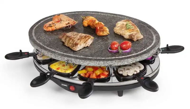 DOMO Steingrill Raclette DO9058G Direkt Vom Hersteller
