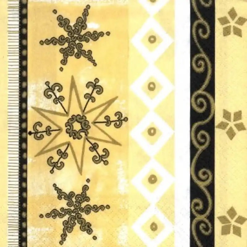 Begrenztes Angebot PAPSTAR Servietten Goldene Starlight 19627