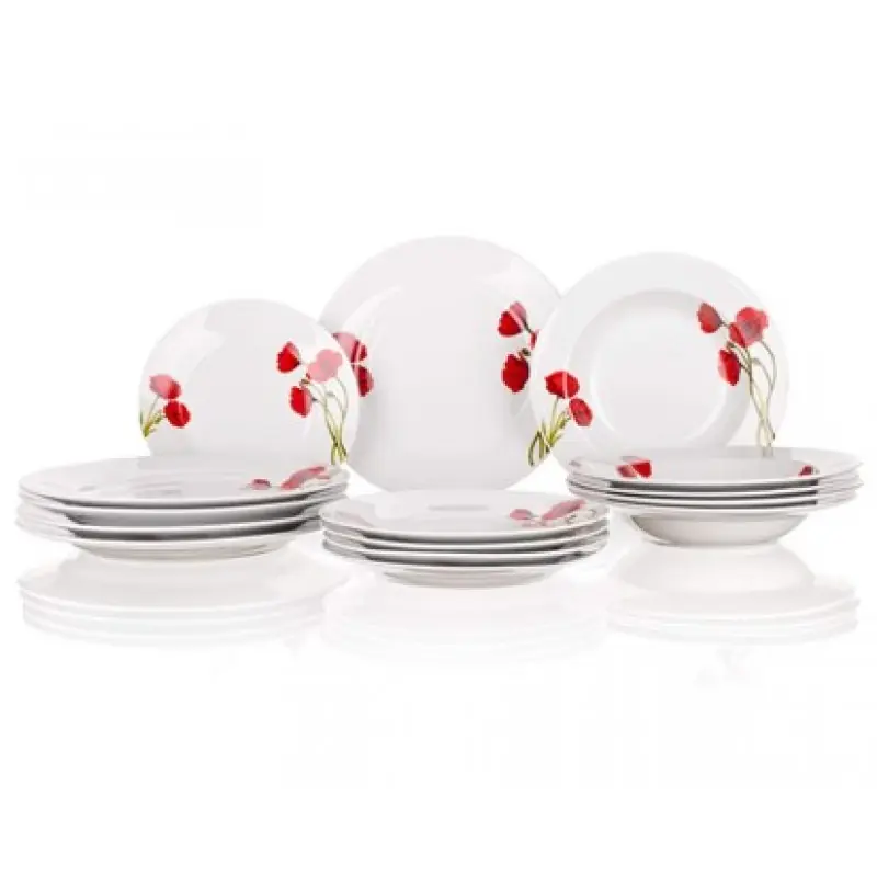 BANQUET Tafelservice Poppy. 18-teilig 60PR0118D Highlight
