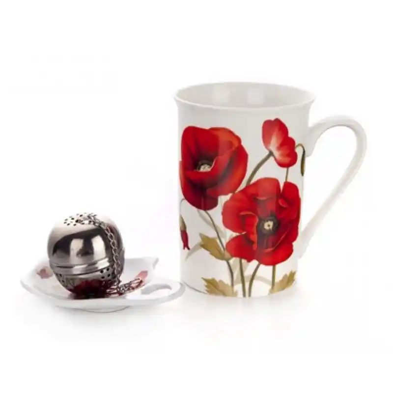 Sonderangebot BANQUET Tea Set Mohn, 60HM08092-A