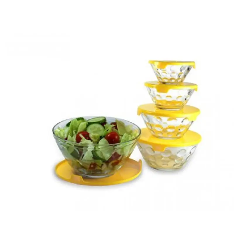 Neue Kollektion BANQUET Bubble 5-teiliger Set mit Kunststoffdeckel 04BTB15