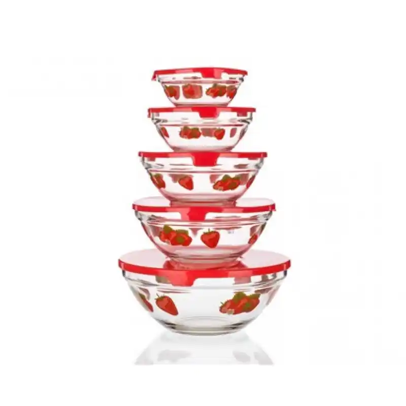 Mega-Angebot BANQUET Fresas 5-teiliger Set mit Kunststoffdeckel 04BTP25D6