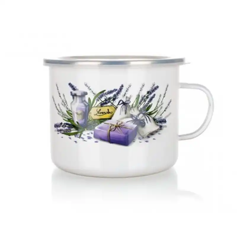 BANQUET "Lavender" Topf 1,4 L emailiert 13RMVEG09 Ausverkauf